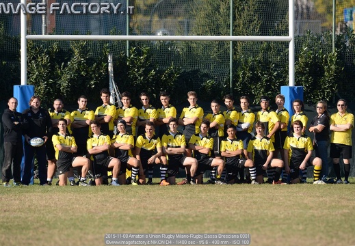 2015-11-08 Amatori e Union Rugby Milano-Rugby Bassa Bresciana (17-10)